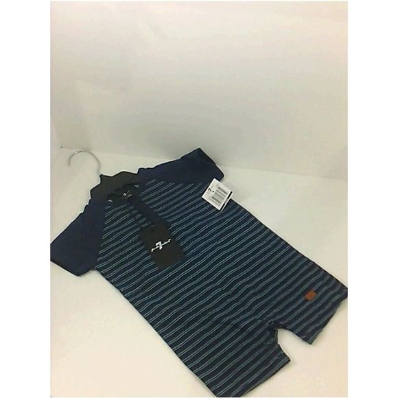 For All Mankind Baby Boy NX4S Bodysuit, Navy Blue, Size 3-6 Months - Picture 1 of 2